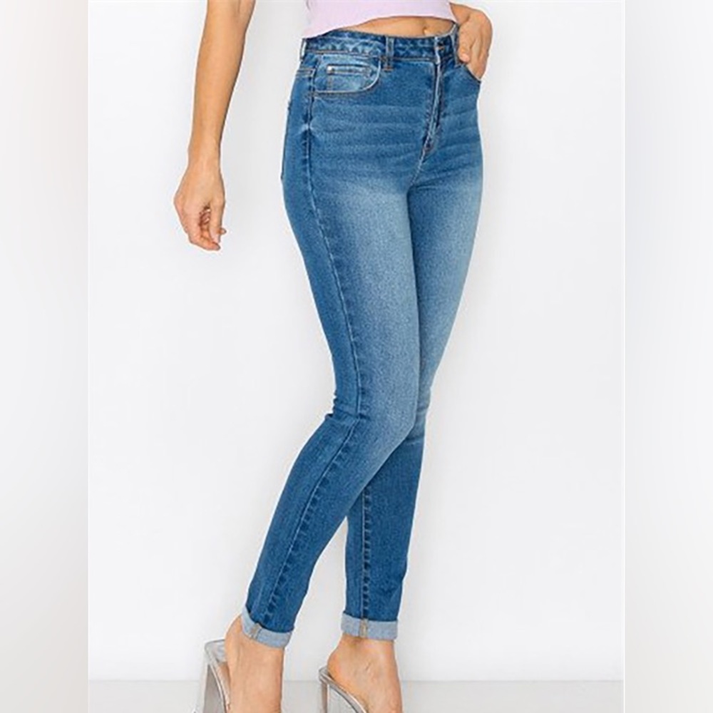 Skinny Cuff Jeans